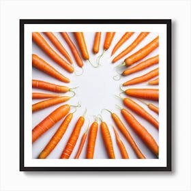 Carrots In A Circle 16 Art Print