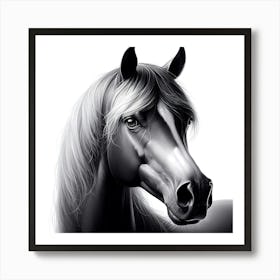 Creative Horse Beauty Illustration Nr 202 Art Print