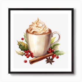 Hot Chocolate With Cinnamon 2 Art Print