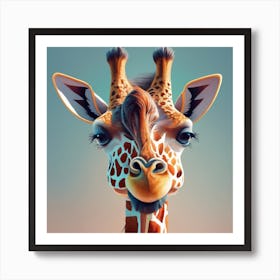 Giraffe Art Print