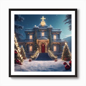 Christmas House 66 Art Print