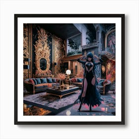 Dark Fantasy Interior Art Print