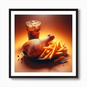 Chicken Food Restaurant15 Art Print