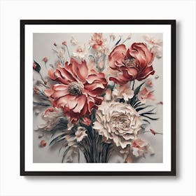 Flowers In A Vase 1 Art Print