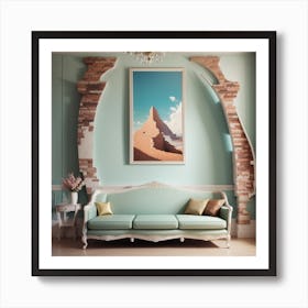 Room With A Painting Art Print