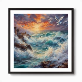 stormy old weather Art Print