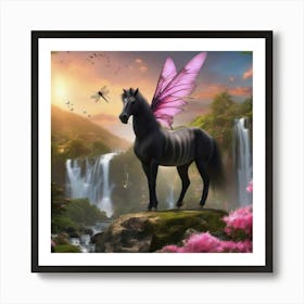 Fairy Horse Art Print