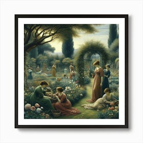 Garden In Bloom 5 Art Print