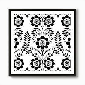 Floral Mexican Art Print