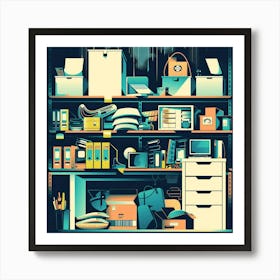 Office Space 4 Art Print