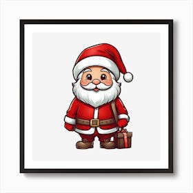 Santa Claus 1 Art Print