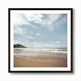 Sandcastle Beach Art Print