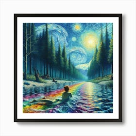 Starry Night 17 Art Print