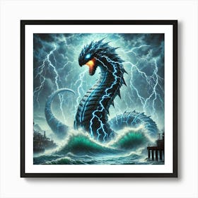 Maelstrom Storm Leviathan Converted Art Print