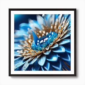 Blue Flower 2 Art Print