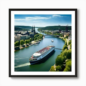 Architecture Tour Tourism River Capital Boat Skyline Scenic Vacancy Green Popular Road Wa (7) Art Print