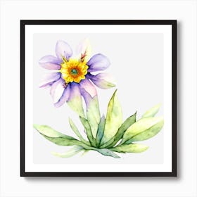 Watercolor Flower Art Print