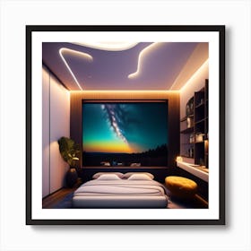 Modern Bedroom Design Ideas Art Print