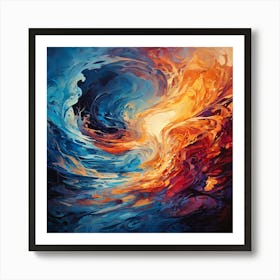 Fire And Water Art Print