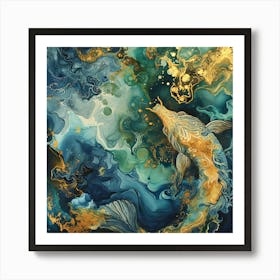 Koi Fish 12 Art Print