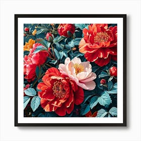 Blooming Beauties 02 Art Print