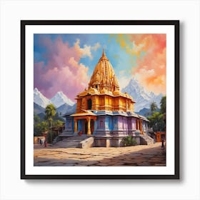 Hindu Temple 6 Art Print