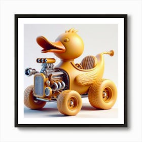 Duck Car Art Print