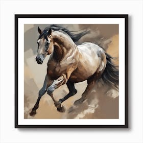 Horse Painting 1 Art Print