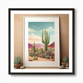 Desert Landscape Print Art Print