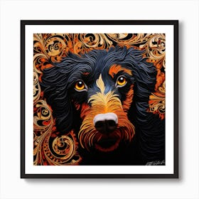 Cute Dog Face - Cute Dog Eyes Art Print