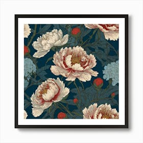 Peonies 3 Art Print