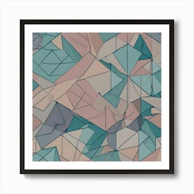 Abstract Geometric Pattern 2 Art Print