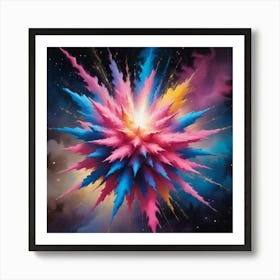 Color Explosion 1 Art Print