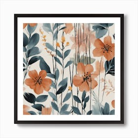 Floral Pattern Art Print