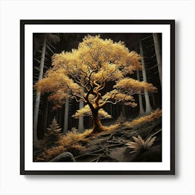 Tree In The Forest 26 Art Print