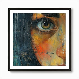 Portrait Of A Woman - abstract art, abstract painting city wall art, colorful wall art, home decor, minimal art, modern wall art, wall art, wall decoration, wall print colourful wall art, decor wall art, digital art, digital art download, interior wall art, downloadable art, eclectic wall, fantasy wall art, home decoration, home decor wall, printable art, printable wall art, wall art prints, artistic expression, contemporary, modern art print, unique artwork, Art Print