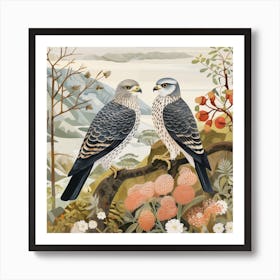 Bird In Nature Eurasian Sparrowhawk 4 Art Print