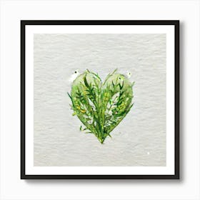 Heart Of Grass 6 Art Print