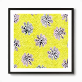 Flower Pattern Art Print