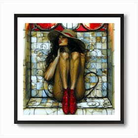 Le Boudoir 5 - The Window Art Print