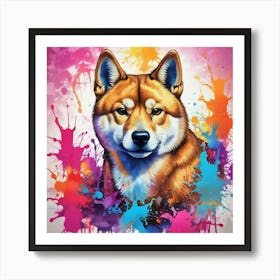 Shiba Inu 55 Art Print