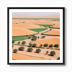 Desert Landscape - Desert Stock Videos & Royalty-Free Footage 9 Art Print