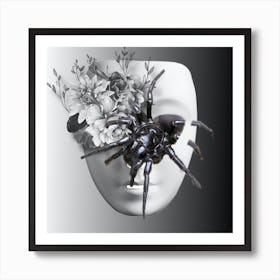 Spider And Flowers Art Print