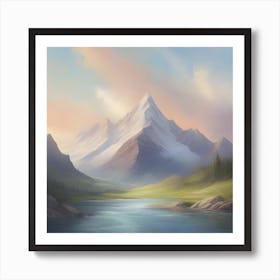 Mountain Landscape 1 Art Print