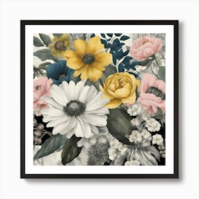 Flowers In A Vase Art Print