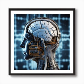 Human Brain 9 Art Print