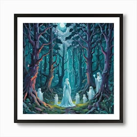 Forest Of Ghosts Art Print