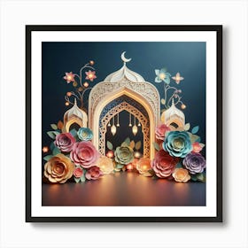 Muslim Islamic Holiday Decoration Art Print