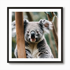 Koala Bear In Tree Art Print by Expressions by JulesM - Fy