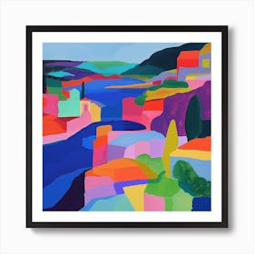 Abstract Travel Collection Croatia 2 Art Print